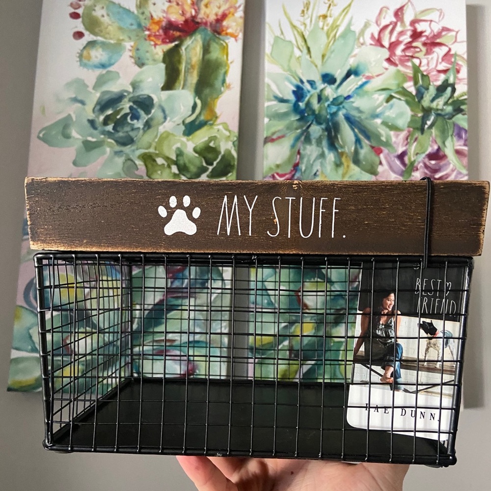 Rae Dunn pet basket